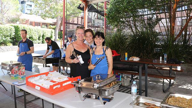 Parents and Friends helping on Open Day